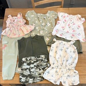 Carter's Kids Matching Sets - Green, Pink, White, Camouflage